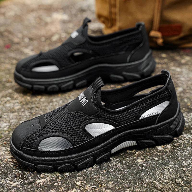 2026 Summer Fashion Breathable 39-48 Large Size Men's Sandals Soft Sole Non-Slip Casual Indoor and Outdoor Slippers Lightweight Comfortable Men's Home Sandals